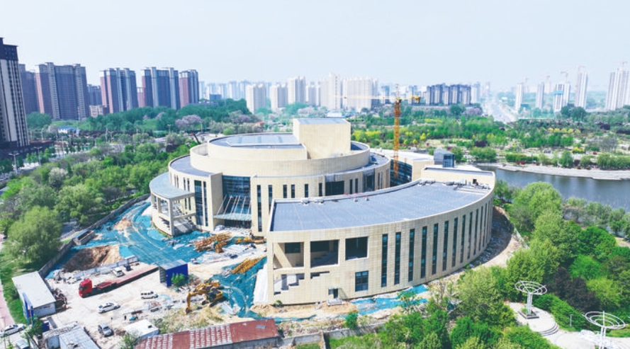 濮阳市氢能源研究院项目主体工程已基本完成