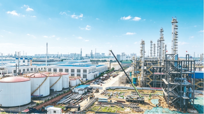 河南海尔希烷烯分离项目加紧建设  助力濮阳精细化工产业链延链升级