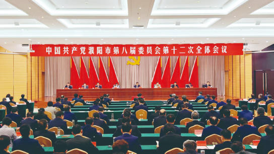 中国共产党濮阳市第八届委员会第十二次全体会议决议